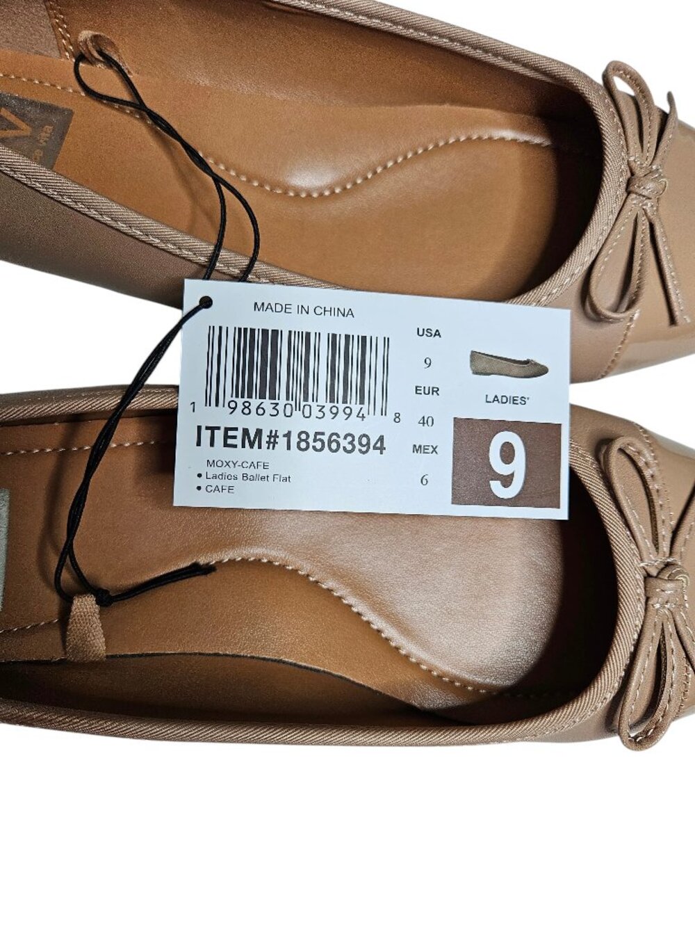 DV by Dolce Vita Women's Moxy Ballet Flats, Cafe, 9M, NWT - Picture 9 of 13